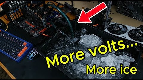 I Cut Apart an AIO and Submerged It in Ice to Cool a 4770K… And It Worked