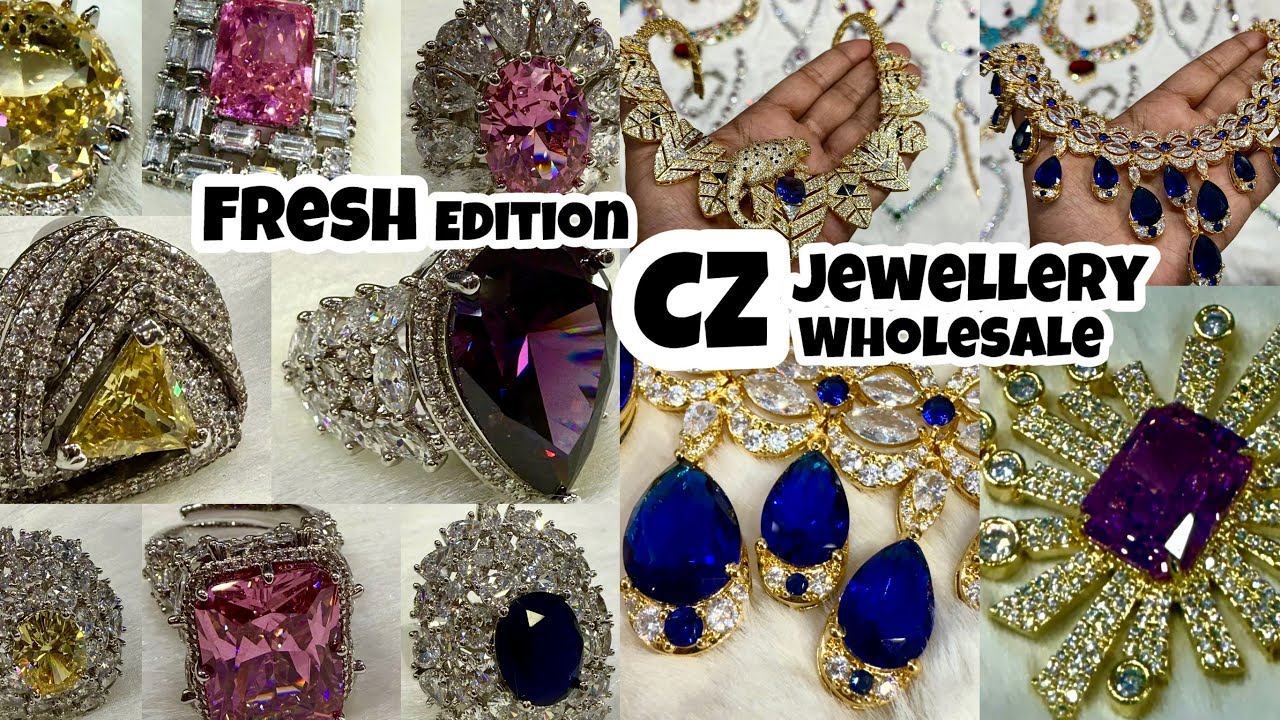 International Designers 3D AD CZ Imported Stone Jewellery |ad jewellery |Bridal Jewellery Wholesaler