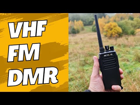 Retivis RT81V VHF FM & DMR High Power Handheld Radio