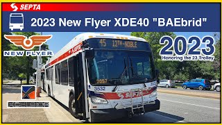 SEPTA's Brand New 2023 Xcelsior BAEbrid Buses are HERE!