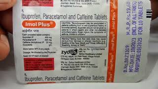 Imol Plus Tablet Review Uses, Effect, Side Effects, Price In Hindi
