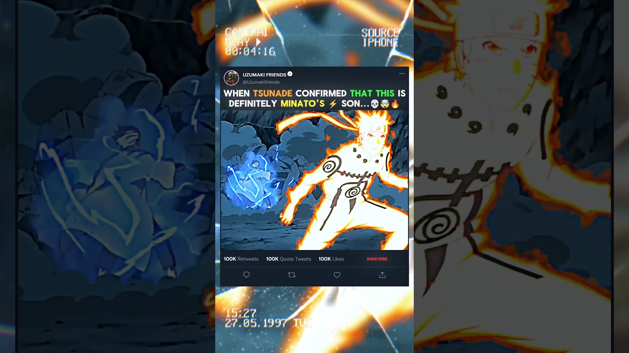 TSUNADE CONFIRMED 😱 THAT THIS IS DEFINITELY MINATO'S SON