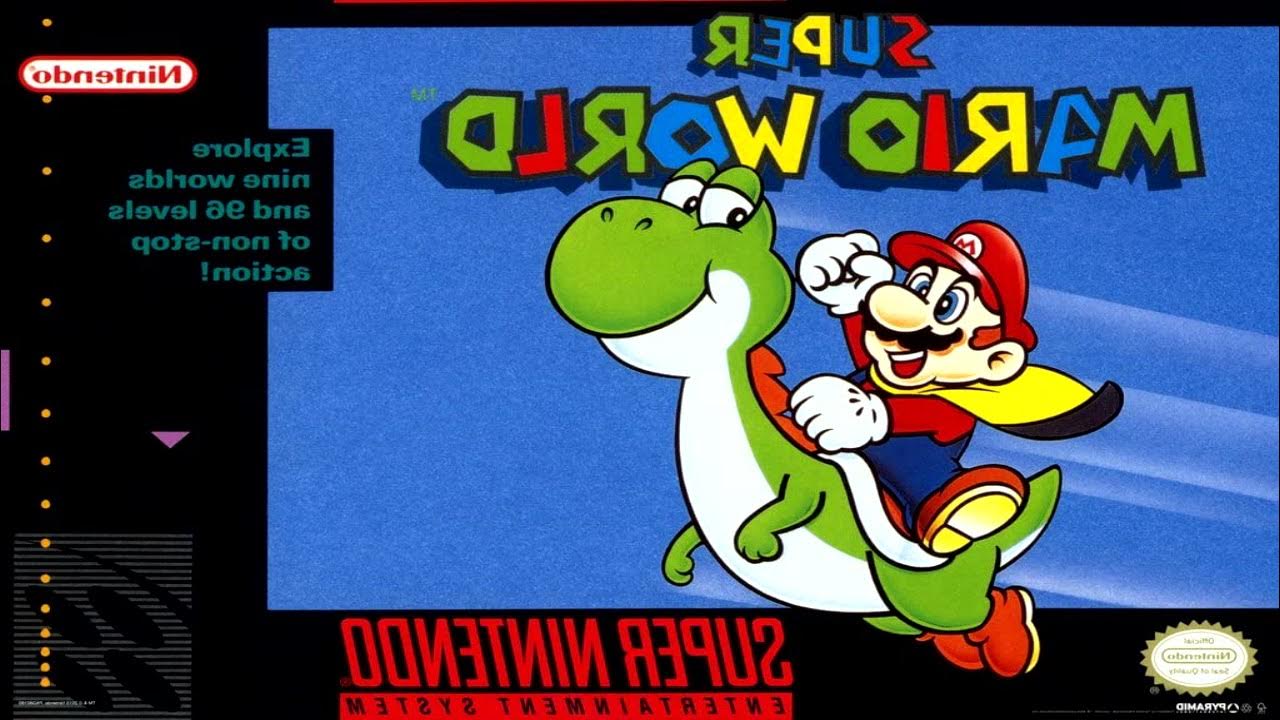 Super mario песня. Mario World Snes. Super Mario World обложка. Super обложка. Superstar Mario World.