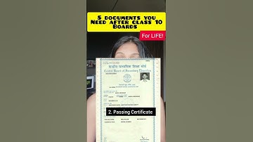 📝 5 Essential Documents You Need After Class 10 Boards! #vedantu9and10 #vedantu