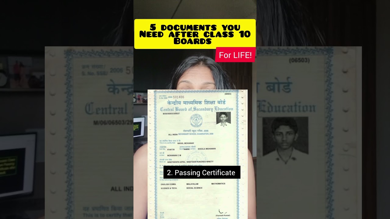 📝 5 Essential Documents You Need After Class 10 Boards! #vedantu9and10 #vedantu