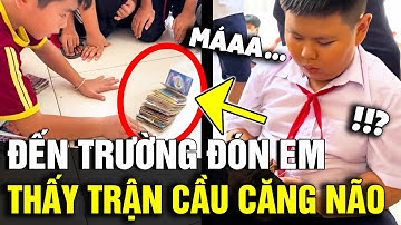 Đến trường đón em về, thanh niên 