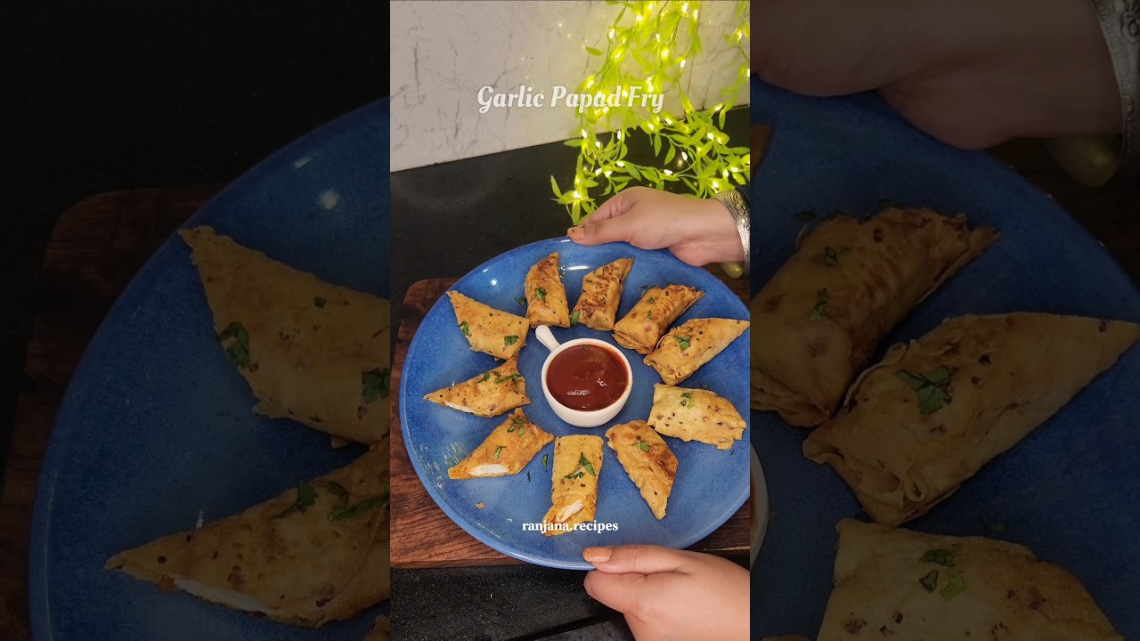 Garlic Papad Paneer Fingers 😍|  Evening Snack Recipe | 