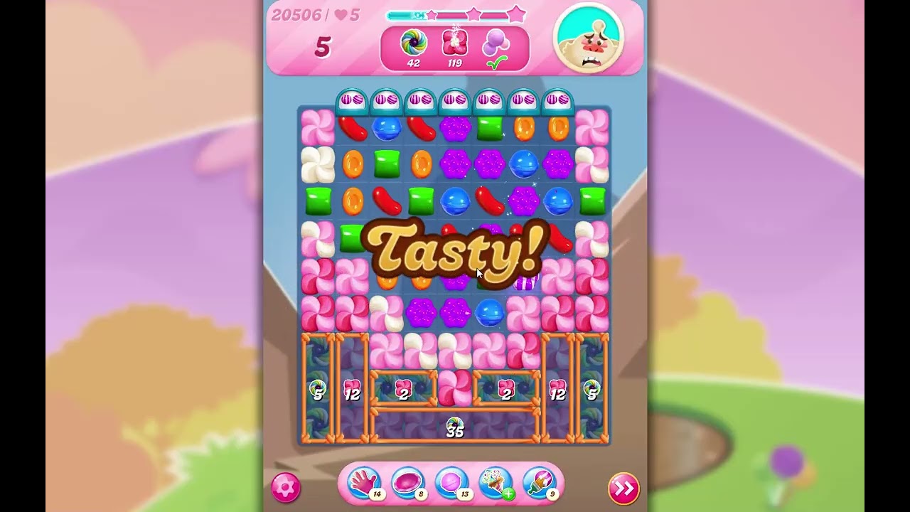 Candy Crush Saga Level 20506 - YouTube