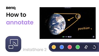 How to annotate in BenQ InstaShare 2
