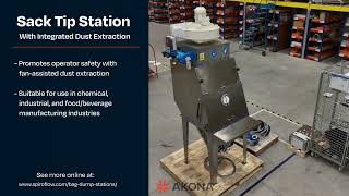 Bag Dump Station with Integrated Filter Unit - Spiroflow by Akona