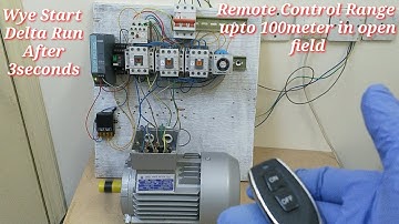 Wye Delta Connection Using Remote Control (Part 2) (English Subtitle)