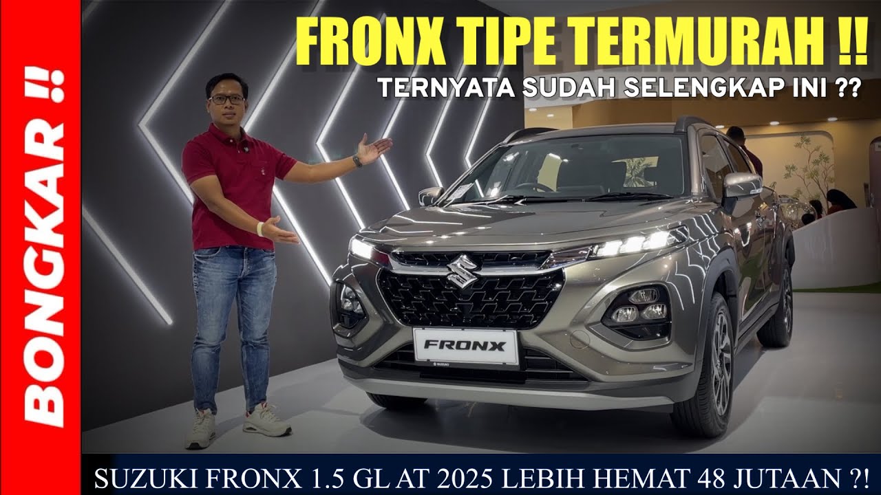 Bongkar !! SUZUKI FRONX 1.5 GL AT 2025 NON HYBRID || REVIEW EXTERIOR INTERIOR TERBARU !! 