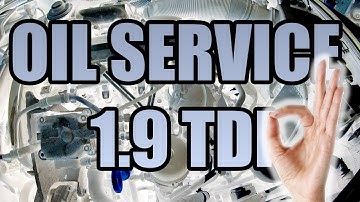 How to (not) change oil and oil filter on VW / AUDI 1.9 TDi