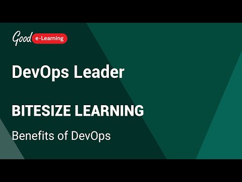 DevOps Leader Bitesize Learning: Benefits of DevOps (DevOps Leader tutorial)