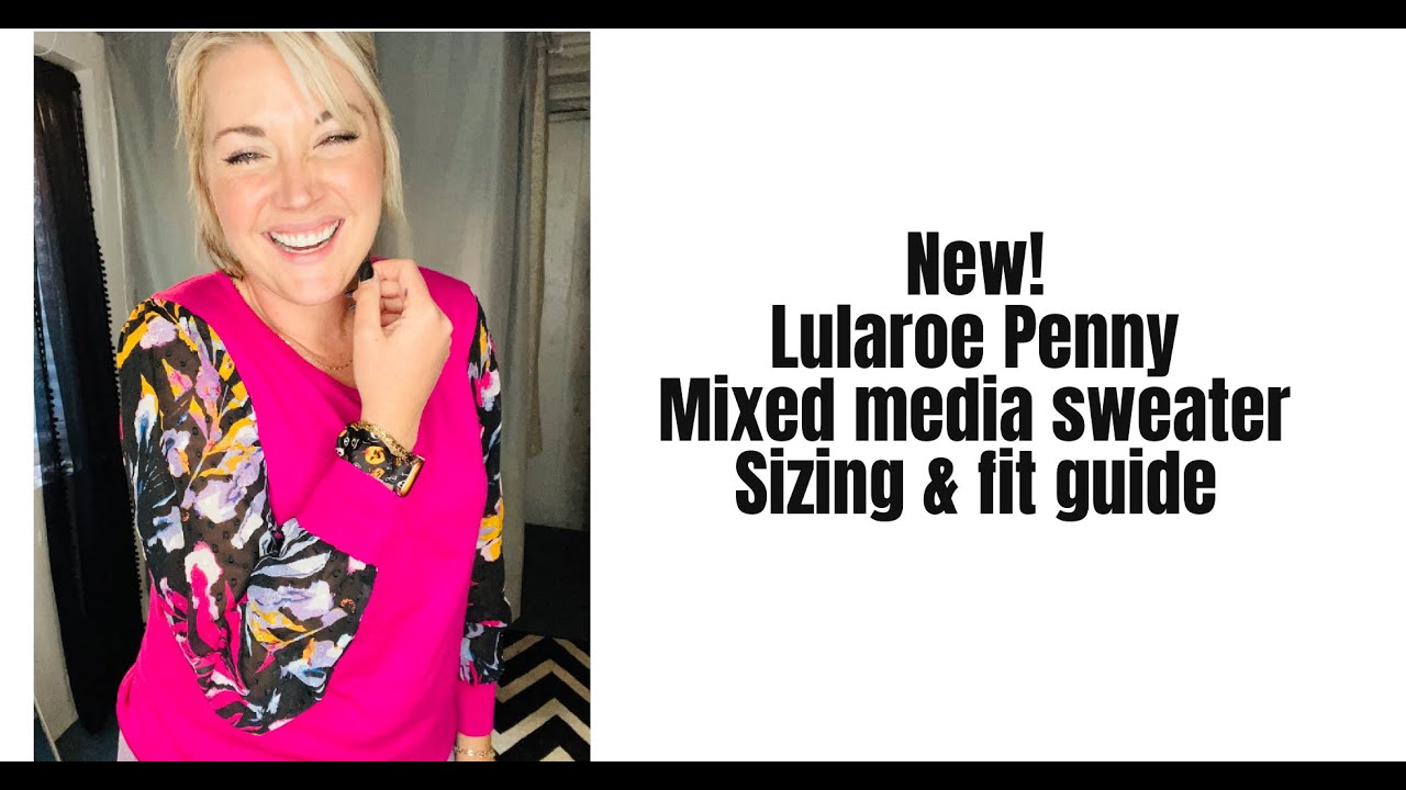 NEW! Lularoe Penny mixed media sweater YouTube
