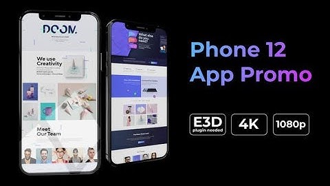 Phone 12 App Promo - After Effects Project