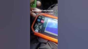 hyundai I 20 remote programming