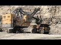 Coal mine - Electric shovel and Holpack on work