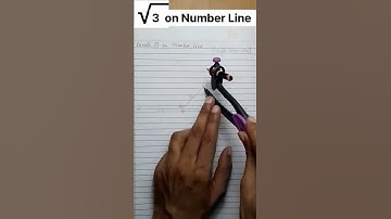 Locate Root 3 on Number Line #shorts