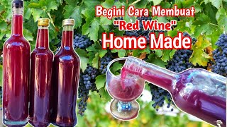 Cara Mudah Membuat Red Wine Homemade🍷Anggur Merah Rumahan | Minuman Fermentasi