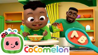 learn abcs alphabet soup it s cody time cocomelon songs