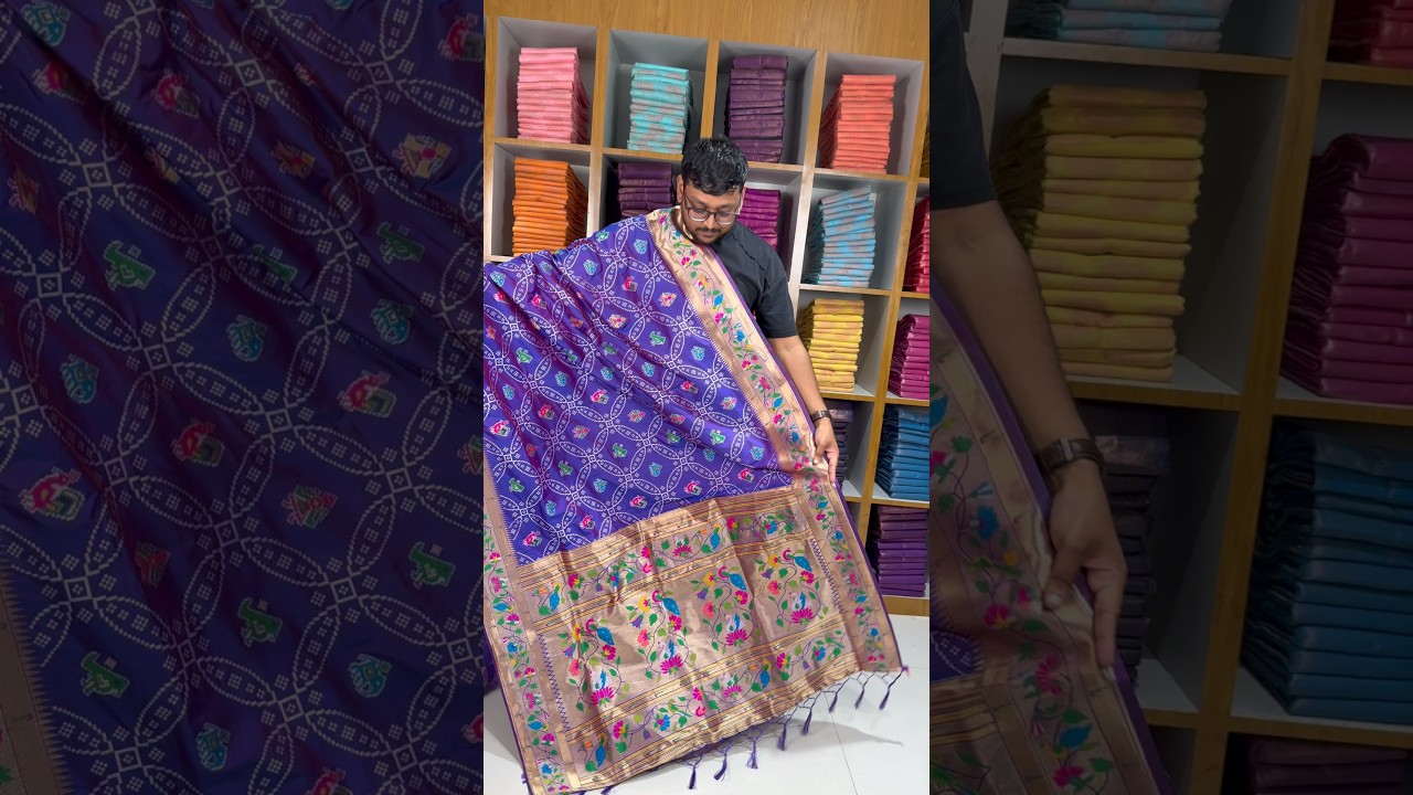 Bandhani Patola Silk Paithani Saree