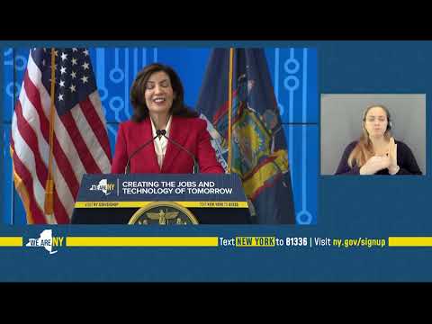 Governor Hochul Makes an Announcement at Albany NanoTech Campus