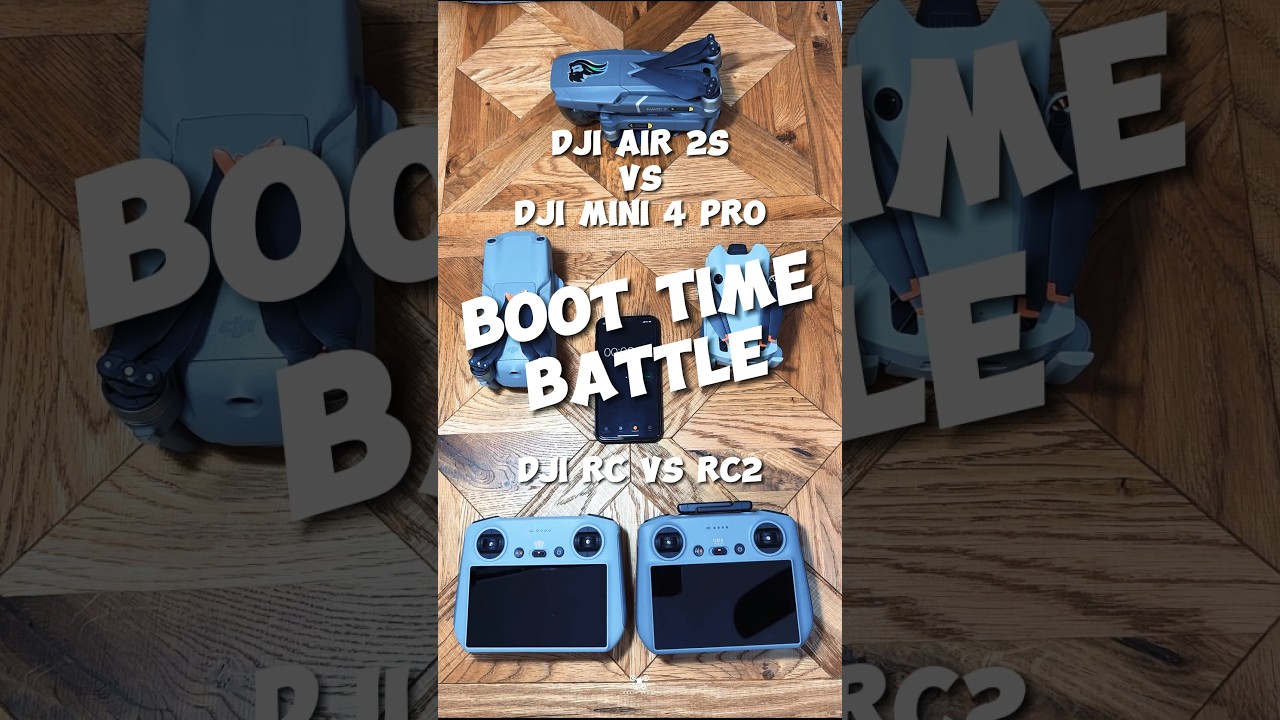 DJI Mini 4 Pro vs DJI Air 2S | Boot Time Battle
