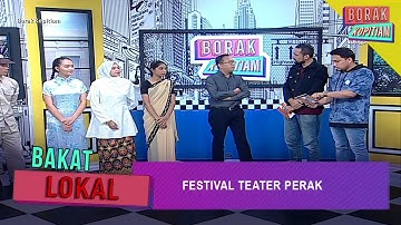 Bakat Lokal: Festival Teater Perak | Borak Kopitiam (21 September 2019)