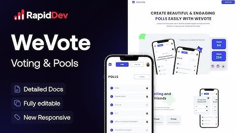 WeVote - Voting & Polls