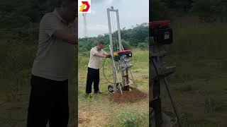Máy Khoan Đất Chạy Xăng Tốc Độ Cao | High-Speed Gasoline Earth Auger #shorts #khoandat #nongnghiep