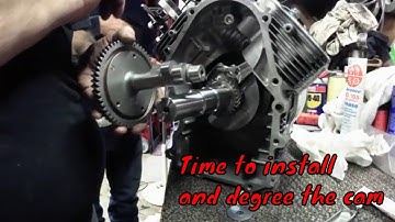 Kohler Command Pro V twin engine build Pt 2. Cam shaft install.