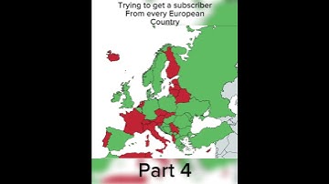 Trying to get a subscriber from every European country (part 4) #shorts #geography