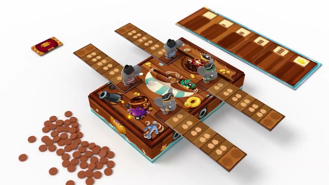 Ravensburger Planken-Plumpser Kids Board Game – For 2-4 Players Ages 5+, Fun Risk-Taking Game - View #2