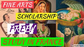 DIY FINE ARTS SCHOLARSHIP | KRISHNAKRITI FOUNDATION | STUDY IN FRANCE #howtostudyinfranceforfree