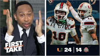 Stephen A. Shocked Miami Pulls Biggest Upset In Cfp History With 24-14 Win Over Ohio State