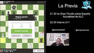 Emisión en directo de Argentina Live Chess