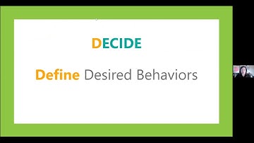 Reinforcing Feedback: Define Desired Behaviors