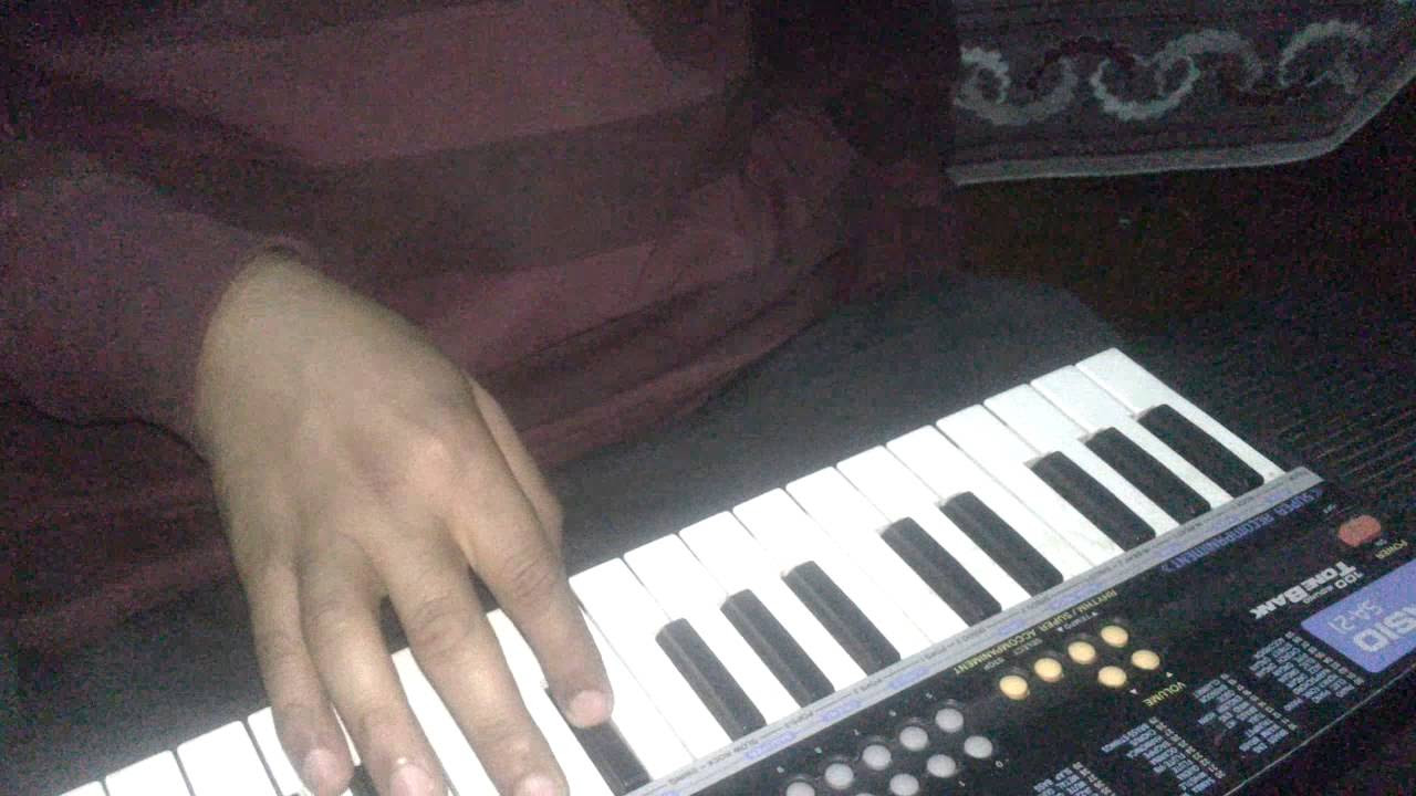 HOW TO PLAY SARGAMsaregamapadhanisa on pianokeyboard lesson
