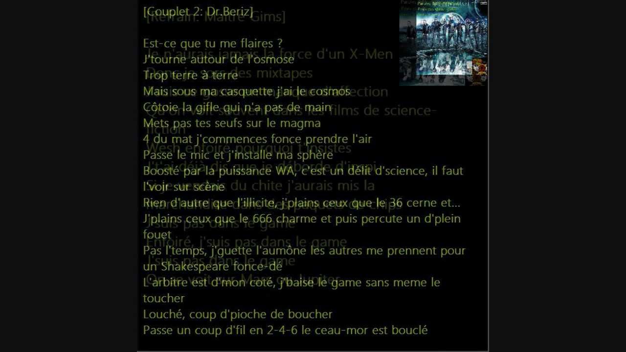 Sexion D Assaut Disque D Or Paroles