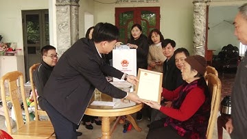 CÁC Đ/C LÃNH ĐẠO HUYỆN THĂM, TẶNG QUÀ ĐỐI TƯỢNG CHÍNH SÁCH NHÂN DỊP TẾT NGUYÊN ĐÁN ẤT TỴ