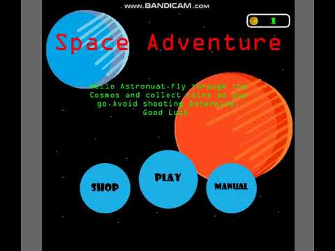 Space Adventure Game [with Processing]