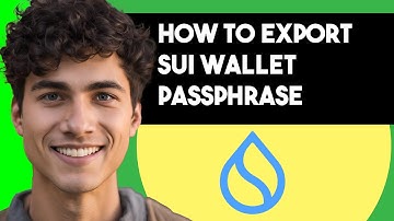 NEW*How to Export Sui Wallet Passphrase (Crypto Wallet Backup Tips)