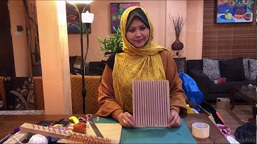 Handwoven Tapestry on Board by IRMA MURNI ISMAIL