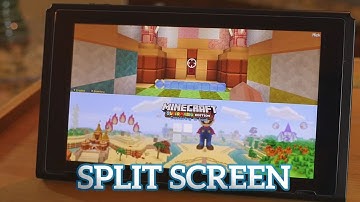 Minecraft Switch Edition Split Screen Multiplayer! (How To)