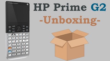 The HP Prime G2 Unboxing.