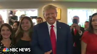 Trump visits supporters at Cuban restaurant after pleading not guilty