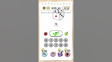 brain test level 163 ( What is the number below the dice ? ) #braintest #brainchallenge #level