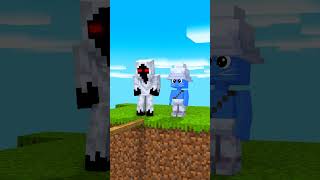 Help Herobrine Move a Mountain VS Smurf Cat VS Entity Minecraft Animation #minecraft #shorts