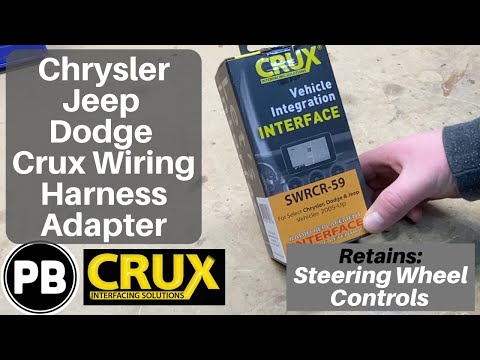 Crux Chrysler Jeep Dodge Wiring Harness Adapter Unboxing | SWRCR-59